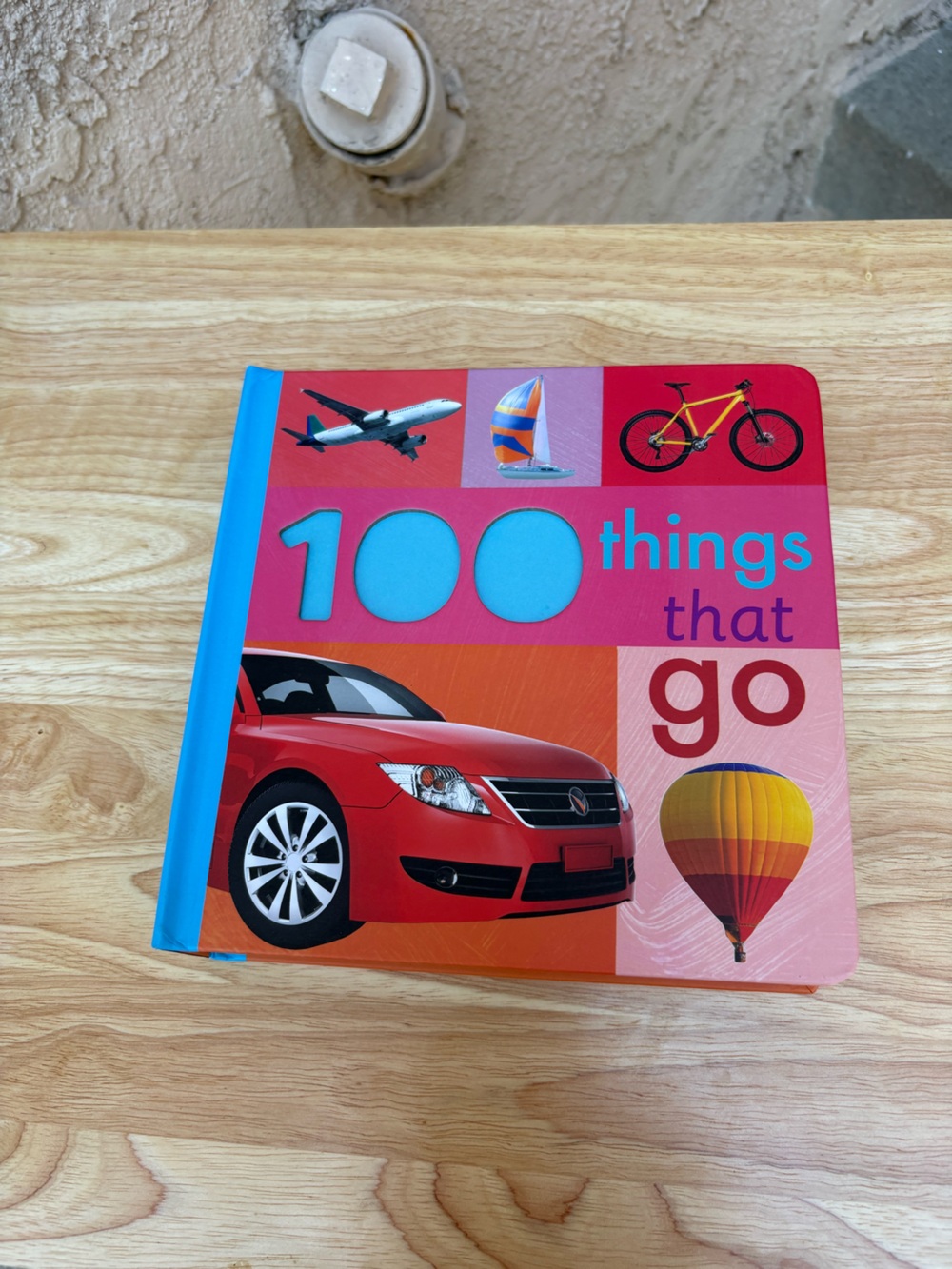 100 Things That Go - Children's Board Book (Pink, Blue)